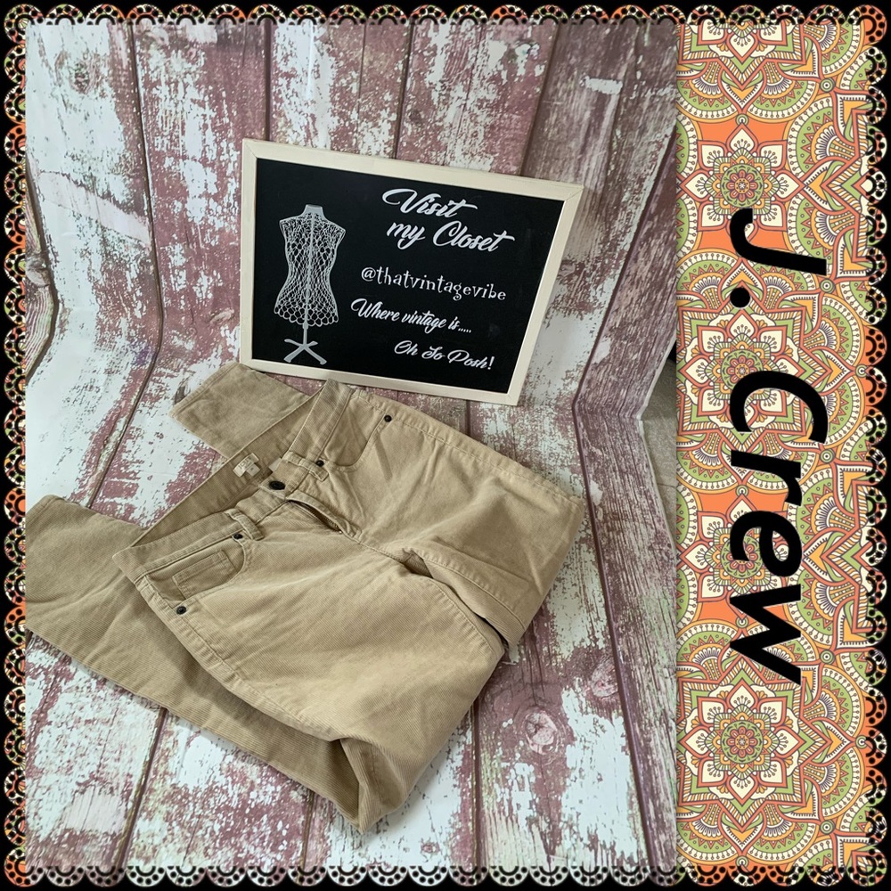 J. Crew Factory corduroy skinny jeans, 26” waist